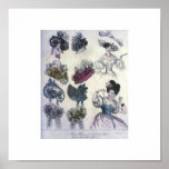 Vintage Women's Fashion  1800's posters