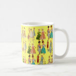 Vintage Women's Fashion Coffee Mugs