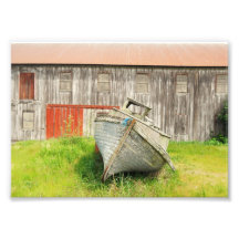 Vintage Wooden Boat Photo