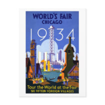 Vintage Worlds Fair Chicago 1934 Post Cards