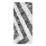 Vintage Worn Hazard Stripes Textured Rack Cards