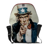 Vintage WW1 Patriotic Military Recruit Uncle Sam Commuter Bag