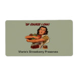 Vintage WW2 Victory Garden Canning Label Custom Shipping Label