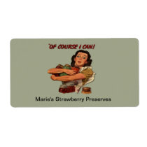 Vintage WW2 Victory Garden Canning Label Custom Shipping Label