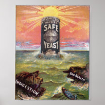 Vintage Yeast Ad Poster