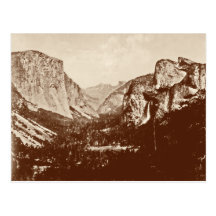 Vintage Yosemite National Park Post Card
