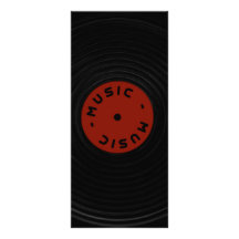 Vinyl Custom Rack Card