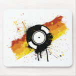 Vinyl Graffiti - DJ record DJing DJs Disc Jockey mousepads