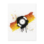 Vinyl Graffiti - DJ record DJing DJs Disc Jockey Post Card