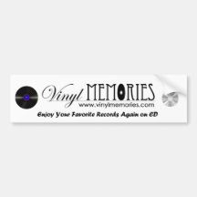 Vinyl Memories Bumper Sticker
