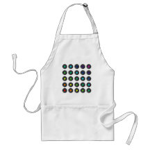 Vinyl Rainbow - Record Music Turntable Disc Jockey Aprons