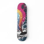 vinyl record abstract music bliss art skateboards