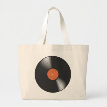 Vinyl Record Canvas Bag