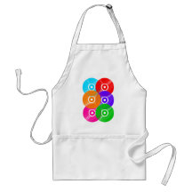 Vinyl Record Colours Apron