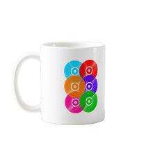 Vinyl Record Colours Coffee Mugs
