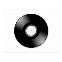 Vinyl Record Postcard