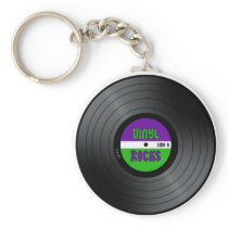 Vinyl Rocks LP Key Chain