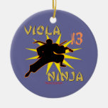 Viola Ninja Christmas Tree Ornaments