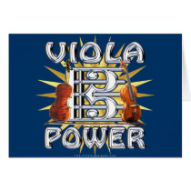 Viola Power Greeting Card