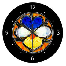 Viola Stained Glass Inset