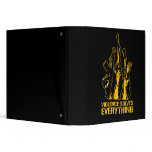 Violence Solves Everything binders
