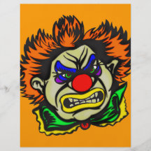 Violent Evil Clown Flyer