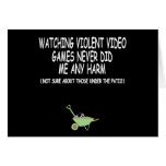 Violent video gamer