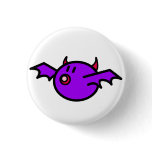 Violet Bat (White background) Pins