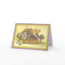Violet Best Wishes Greeting Card