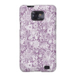 Violet Floral Samsung Galaxy Case