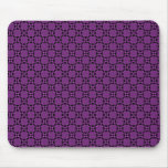 Violet Funky Circles Mousepad