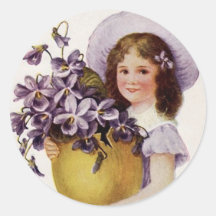 Violet Girl - Sticker