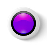 Violet Glass Pinback Button