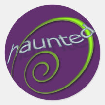 Violet Haunted Stickers