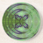 Violet Kimono Moon Drink Coaster