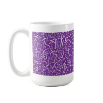 violet message mug
