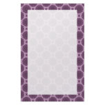 Violet Petals Art Pattern 1 - Stationery