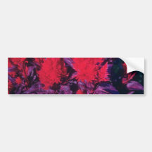 Violet Plumed Celosia (Celosia Argentea) flowers Bumper Stickers