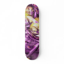 Violet Summer Abstract Skateboard V1