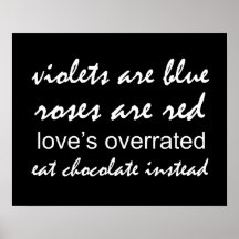 Violets are Blue Poster