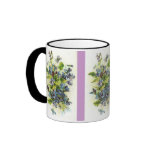 violets coffee mug