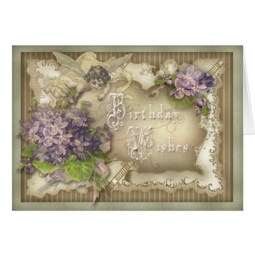 Violette Birthday Card