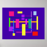 Violette foncée d'univers affiches