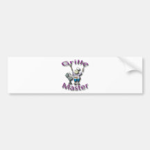 Violette principale de gril autocollant pour voiture