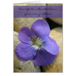 Violette une carte de retraite de professeur de la