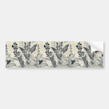 Violettes et arum de flèche par Tachibana, Yasukun Autocollant Pour Voiture