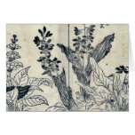 Violettes et arum de flèche par Tachibana, Yasukun Cartes