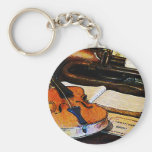 Violin and Bugle Keychains