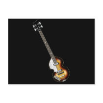 Violin Bass Guitar Post Cards