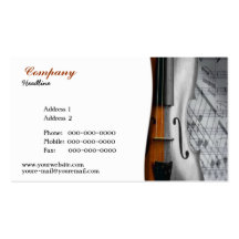 Violin Business Card